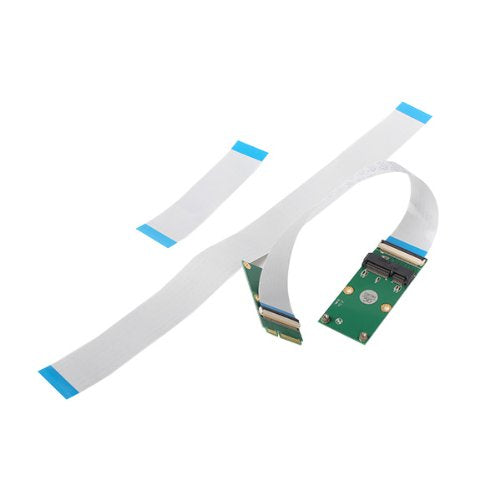 szzijia Mini PCI-e PCI Express 52-pin Card Extender Extension Cable + FFC Cable mini Card PCB