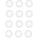 LeFix Pack of 12 Rubber Silicone Feet Dot(Diameter:0.575inch) with Adhesive,Compatible with DELL,Asus,Lenovo,HP Laptop,Computer Case,Keyboard