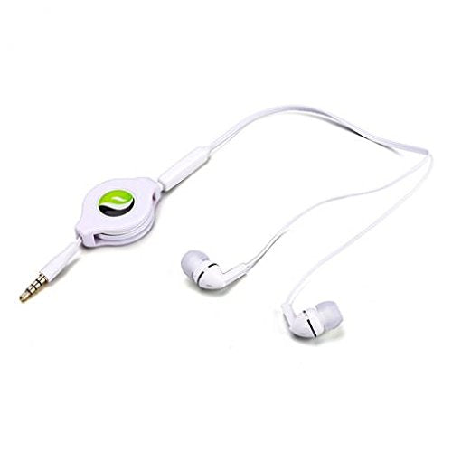 Retractable Earphones Headphones Hands-Free Headset for V60, V50S, V50 ThinQ 5G - 3.5mm w Mic Earbuds Earpieces Microphone Compatible with LG V60…