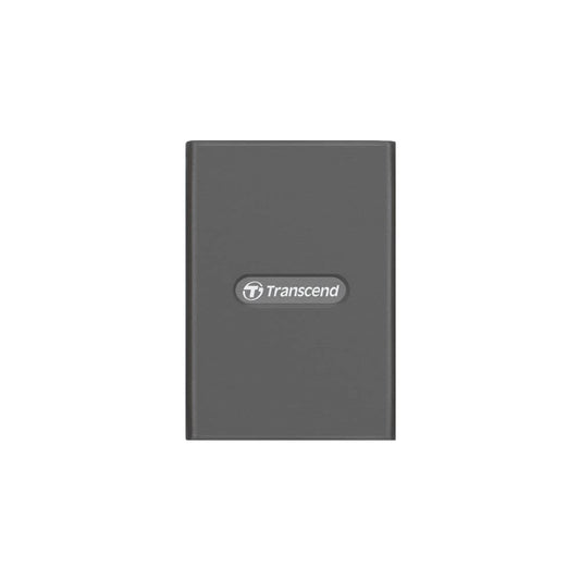 Transcend CFexpress Card Reader, Type B, USB 3.2 Gen 2x2, 20 Gbps, Aluminum housing, for Photography and Cinematic Experts, Include Type A and Type C