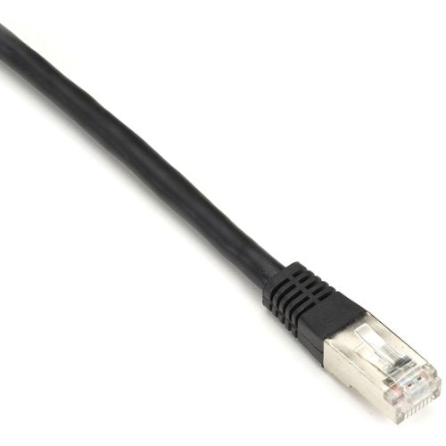 Black Box CAT6 250-MHz Shielded, Stranded Cable SSTP (PIMF), PVC, Black, 25-ft. (7.6-m)