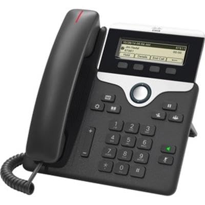 Cisco IP Phone 7811 with Multi-Platform Phone Firmware, 3.2-inch Grayscale Display, Class 1 PoE, Supports 1 Line (CP-7811-3PW-NA-K9=)