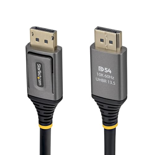StarTech 3m DisplayPort 2.1 Cable, 8K 60Hz, HDR