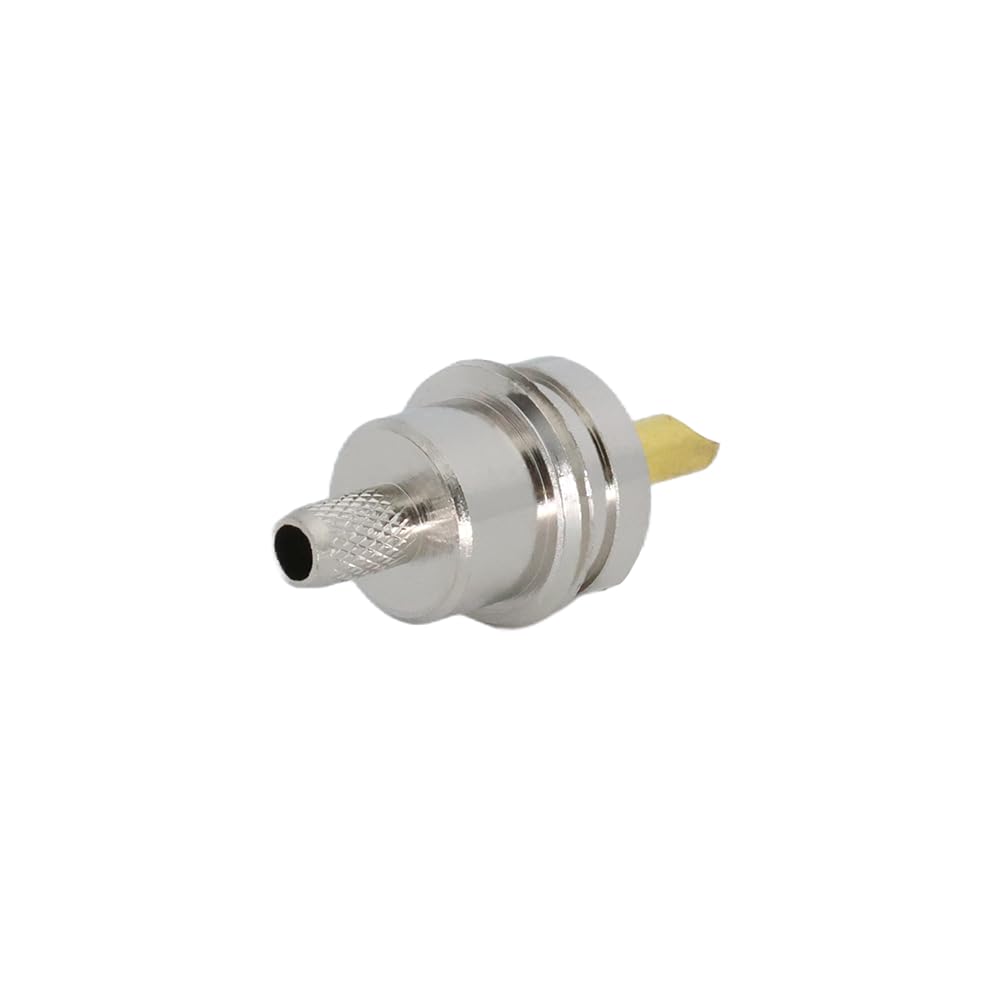 YiNiTone 2Pcs RG58 Coax Connector PL-259 UHF Male Plug Crimp Coax Connector Adapter for RG58 LMR195 3D-FB RG142 KSR195 RG400 Coaxial Cable Adaptor