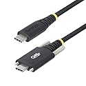 StarTech.com 6ft (2m) USB-C Charging Cable, Durable and Ultra-Flexible, Side Screw Locking, 240W (5A) PD EPR, USB 2.0 Laptop Charger Cable, USB-IF