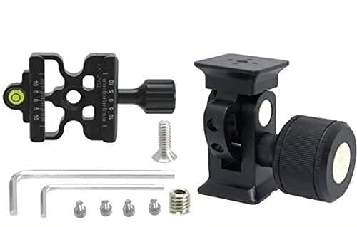 Desmond DMH-2 & 50mm DAC-X1 Clamp Tripod Tilt Head Arca Compatible Oversized Knob