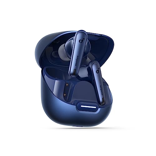 Soundcore by Anker Liberty 4 NC Wireless Noise Cancelling Earbuds, 98.5% Noise Reduction, Adaptive Noise Cancelling to Ears and Environment, Hi-Res