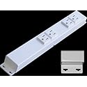 12” Hardwired Power Strip (NO Power Cord), 4 Vertical Outlets (NOT Tamper Resistant), with Ears (mounting tabs on Both Ends), 15A (NOT a 20 Amp Unit)