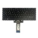 Huasheng Suda US Keyboard Black Replacement for HP 14-cf 14s-cf 14-dk 14s-dk 14-df 14s-df