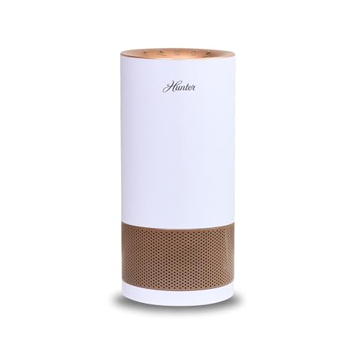 HP450UV True HEPA Air Purifier with UVC Light Technology in White Rose Gold
