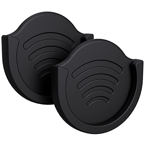 pop-tech Car Grips Mount for Phone Stand, 2 Pack Phone Holder for Collapsible Grip/Socket Mount Users with 3M Sticky Adhesive Replacement Used on