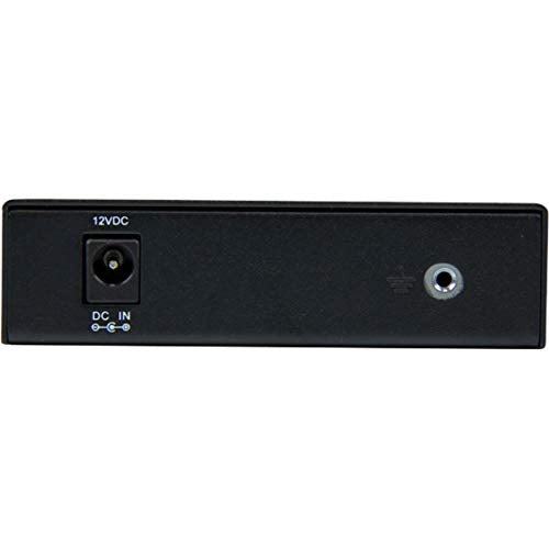 StarTech.com Gigabit Ethernet Fiber Media Converter with Open SFP Slot - Fiber to Ethernet Converter - Gigabit Ethernet Media Converter, TAA