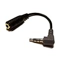 3.5mm TRRS 4Pole Male to 3.5mm TRS 3Pole Female External Microphone Adapter Cable Wire for iPhone Android Smartphone Tablets & Rode Movo Video