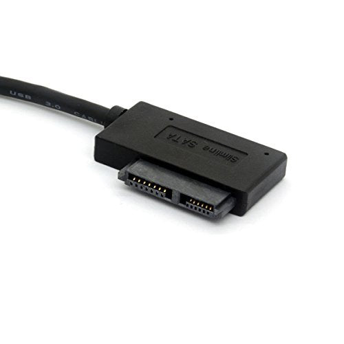 BSHTU USB 3.0 to 7+6 13Pin Slimline SATA Cable Adapter for Laptop CD DVD ROM Optical Drive