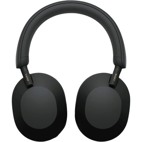 Sony WH-1000XM5 Wireless Noise Canceling Headphones with Auto Noise Canceling Optimizer, Crystal Clear Hands-Free Calling, and Voice Control, Black…