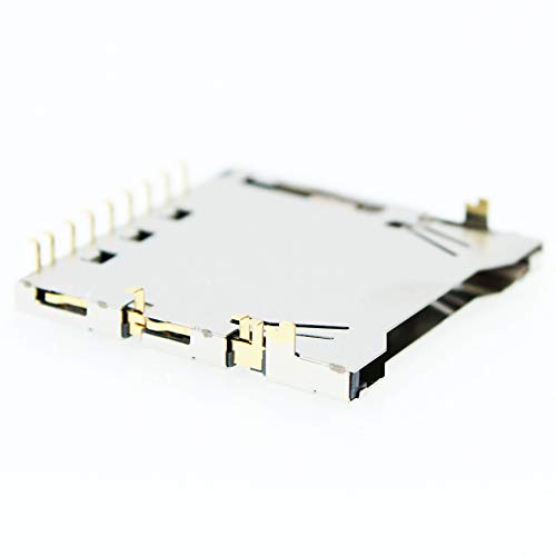 PhotoTrust Camera SD Memory Card Reader Slot Holder Replacement Metal Compatible with Nikon D7200 D5300 Replacement Part Digital Camera Repair
