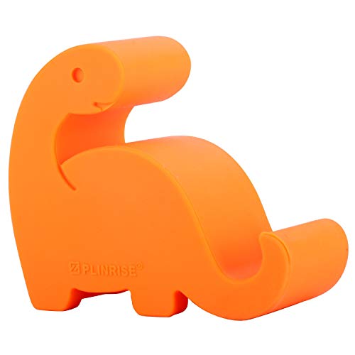 Plinrise Animal Desk Phone Stand, Update Dinosaur Stripe Silicone Office Phone Holder, Creative Phone Ipad Tablet Stand Mounts, Size:1.3" X 3.0" X