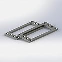 2.5 inch PC SSD HDD Cages Bracket Solid State Drive Frame Multi Layer Box Stacking External HD Cabinet Docking Station Base SATA PATA Computer Hard