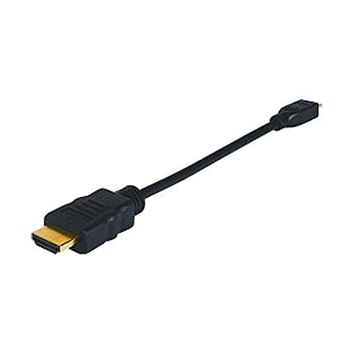 6" Inch HDMI Male to HDMI Micro Male Cable 34 AWG Digital Audio Video 1.4v Smartphone to TV HDTV to Phone MicroHDMI to HDMI Cable