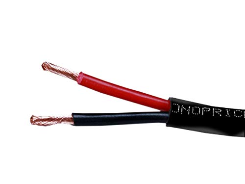 Monoprice Speaker Wire, CL2 Rated, 2-Conductor, 18AWG, 50ft, Black