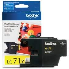 Brother Brand Name LC71Y Yellow Inkjet 300 YLD LC71Y