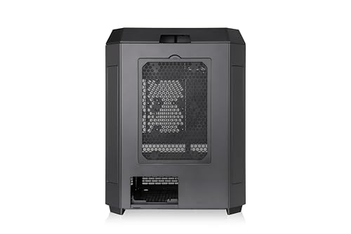 Thermaltake Tower 600 Black Mid-Tower ATX Case; 3 Tempered Glass Panels; Hidden-Connector Motherboard Support; Rotational PCI-e Slots;