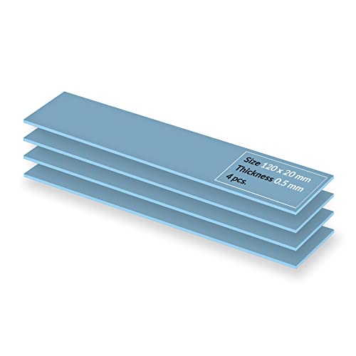 ARCTIC TP-3: Premium Performance Thermal Pad, 120 x 20 x 0.5 mm (4 Pack)