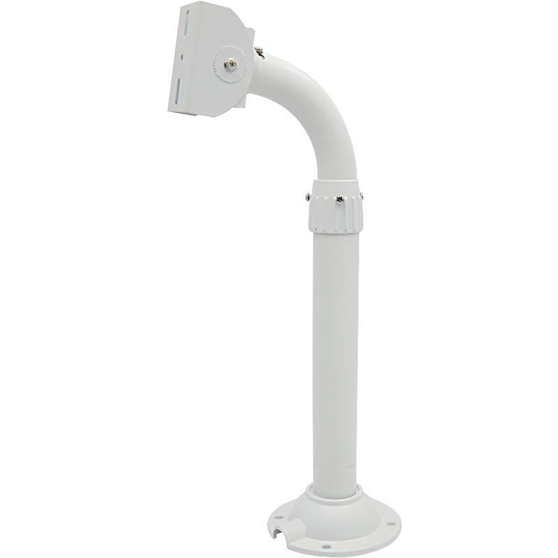 V-Fiabilidad J-Shaped Security Camera Mounting Bracket Extender Pole,30-60cm Adjustable Ceiling Mount Bracket for CCTV Surveillance Camera