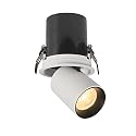 Aisilan 3 Inch 9W Recessed Spotlight, Round LED Downlight, Anti Glare Spot Light, Adjustable Angle Downlight Gimbal Light, Warm White CRI97 for Indoor