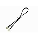 ExtremeMod 48" 3 Pin Fan Connector Male to Female Extension Cable, Black Sleeved