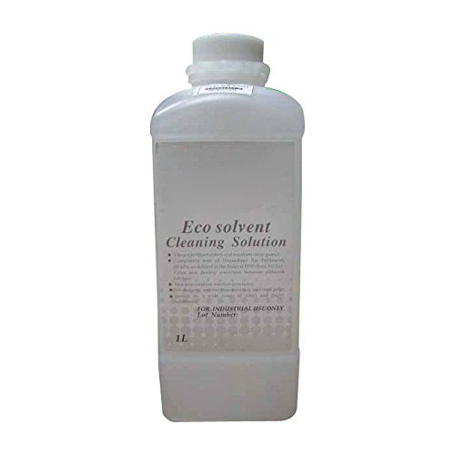 MELDIKISO 1L Compatible ECO Solvent Ink Cleaning Solution Liquid for Solvent Ink Printers Printhead Clean