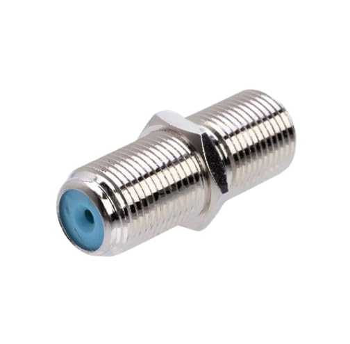 SATMAXIMUM F81 Barrel Female to Female Coupler Connector, 3GHz F-Type Coaxial Cable Extension Adapter for High-Speed Internet and Satellite (30 PCS)