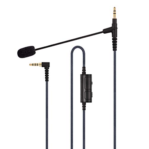 Boom Gaming Microphone Cable Compatible with Game PS4 Xbox One PC Laptop Phone and Sony MDRXB950BT, MDRXB650BT, MDR1000X, MDR100ABN, WH1000XM2, MDR-1A