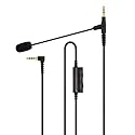 Boom Gaming Microphone Cable Compatible with Game PS4 Xbox One PC Laptop Phone and Sony MDRXB950BT, MDRXB650BT, MDR1000X, MDR100ABN, WH1000XM2, MDR-1A