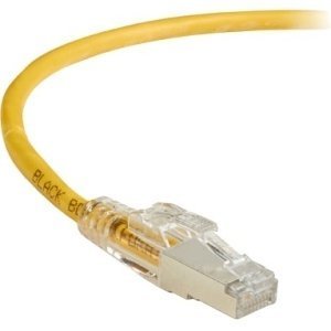 Black Box Cat6 250-Mhz Locking Snagless Patch Cable S/FTP cm PVC Yl 6Ft - C6PC70S-YL-06