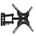 Full Motion TV Wall Mount for 26-55 inch TVs, up to 99lbs and VESA 400x400mm, Wall Mount TV Bracket with Articulating Swivel Extension Tilting