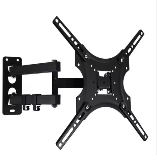 Full Motion TV Wall Mount for 26-55 inch TVs, up to 99lbs and VESA 400x400mm, Wall Mount TV Bracket with Articulating Swivel Extension Tilting