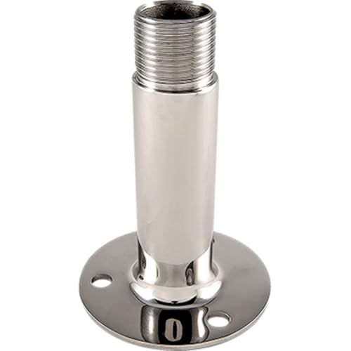 KJM M201, 4" Stainless Steel Antenna Mount with 1"-14 Thread