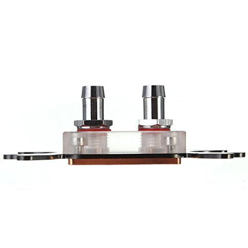 CPU Water Cooling Block Waterblock 50mm Copper Base Cool Inner Channel