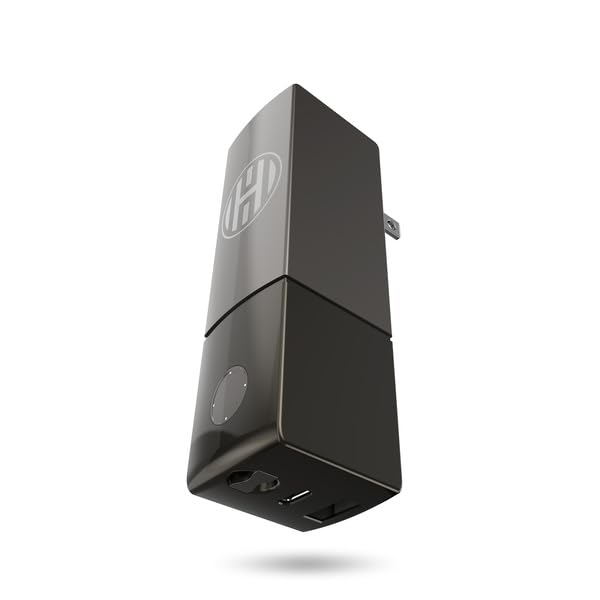 Halo 5000AC Power Bank with Foldable AC Plug Midnight