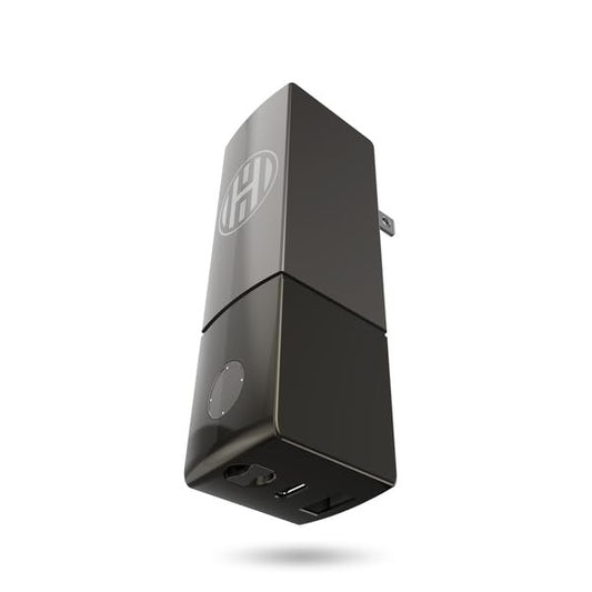 Halo 5000AC Power Bank with Foldable AC Plug Midnight
