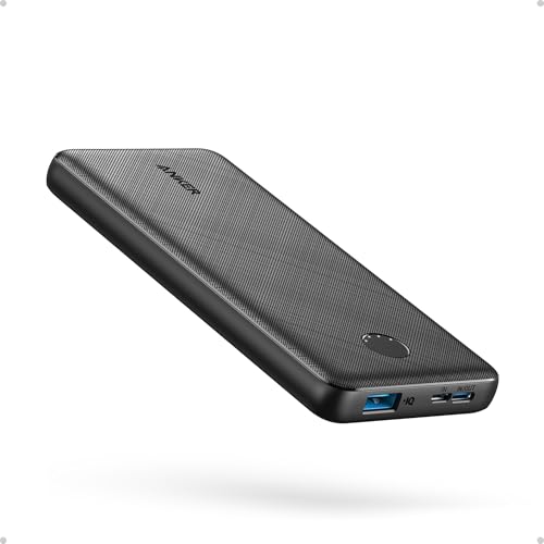 Anker Power Bank(PowerCore 10K), Compact Travel-Ready 10,000mAh Battery Pack with PowerIQ Charging Technology, 5V/3A High-Speed Charging for iPhone
