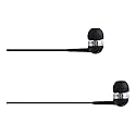 4xem Wired Headset for Universal Smartphones - Retail Packaging - Black
