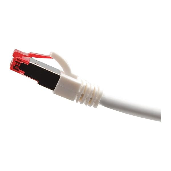 Triplett 10' White CAT6A 10GBPS Professional Grade SSTP 26AWG Patch Cable (CAT6A-10WH)