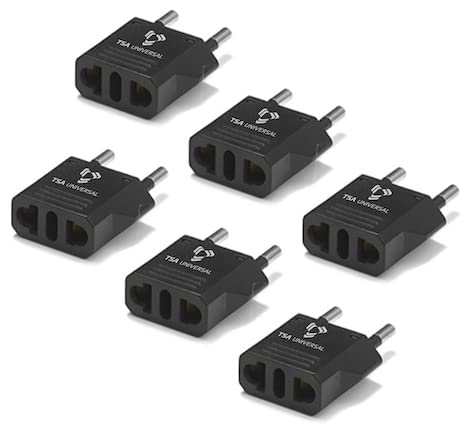 United States to Uruguay Travel Power Adapter to Connect North American Electrical Plugs to Uruguayan Outlets for Cell Phones, Tablets, eReaders…