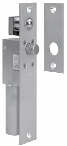 SDC 1091AIV SpaceSaver Aluminum Finish Electric Bolt Lock, Narrow Mortise, 12/24 VDC, Failsafe for 1-3/4" Frame (Pack of 1)