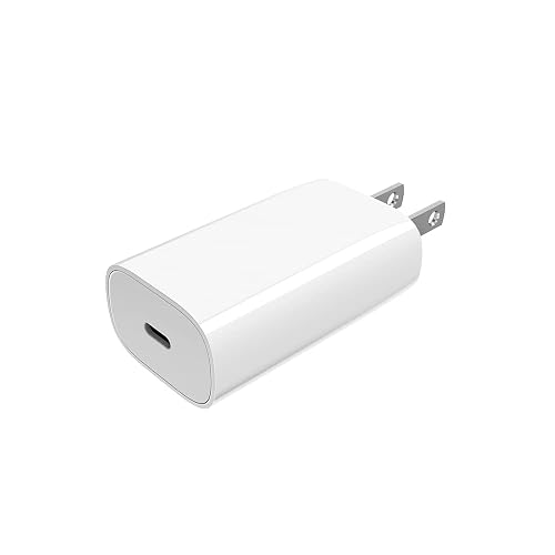 SOLUM 25W USB C Slim Charger Block Lightening Fast Wall Charging Adapter Single Port Plug Compatible with iPhone 16 15 14 13 12, Samsung S25 S24 S23