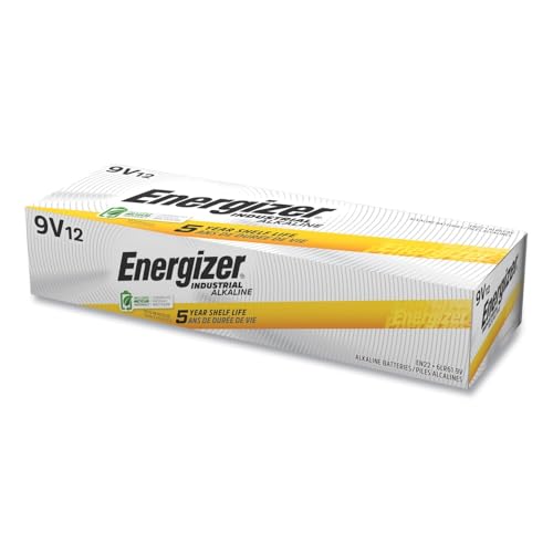 12pk Energizer 9v Industrial Battery Commercial Only