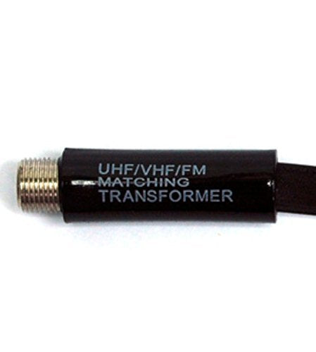 Indoor UHF/VHF/FM Matching Transformer Balun 75/300 Ohm Nickel Antenna Adapt