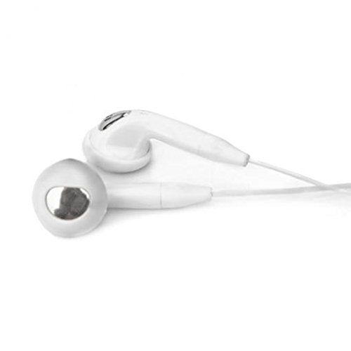 Retractable Headset Hands-Free w Mic Dual Earbuds Earphones Earpieces Wired Headphones 3.5mm [White] for AT&T Nokia Lumia 925 - AT&T Samsung Galaxy…